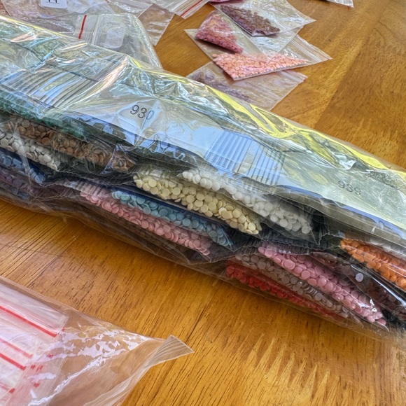 Diamond Painting Lot. Cow Wall Decor NWT Including Extra Rhinestones. - Picture 14 of 14